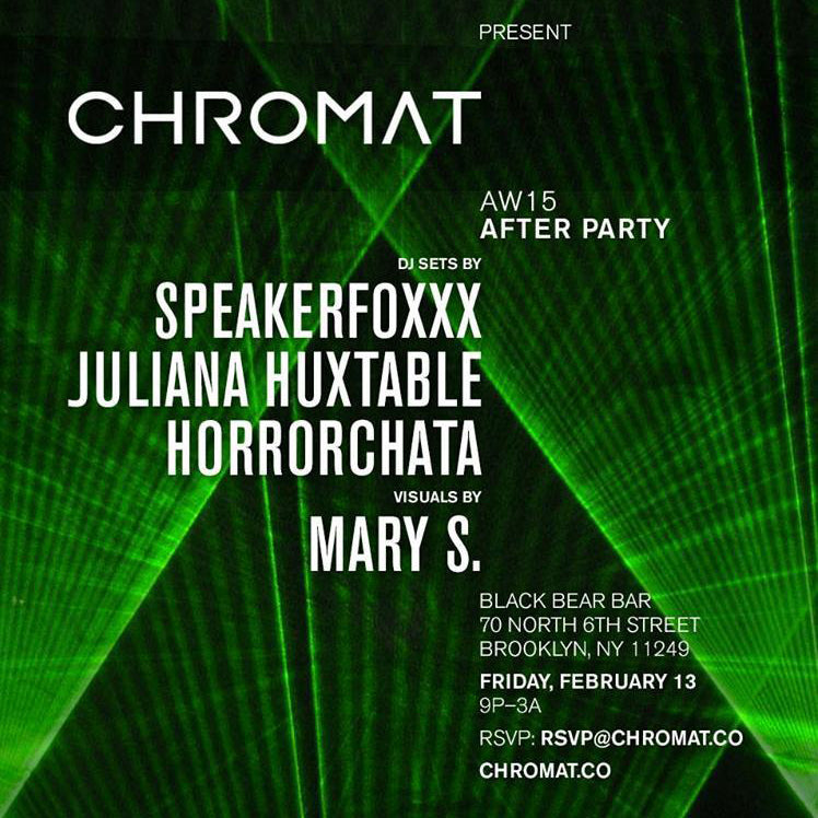 Chromat AW15 AFTER PARTY
