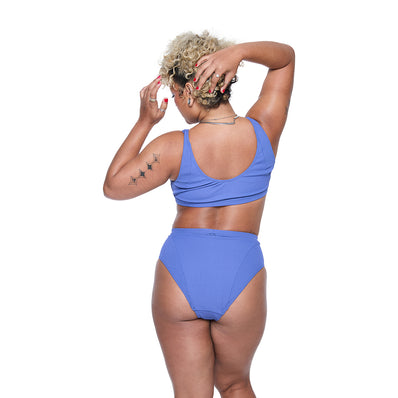Mica Ribbed Bottom - Blue