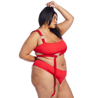 Sol Top - Red Ribbed